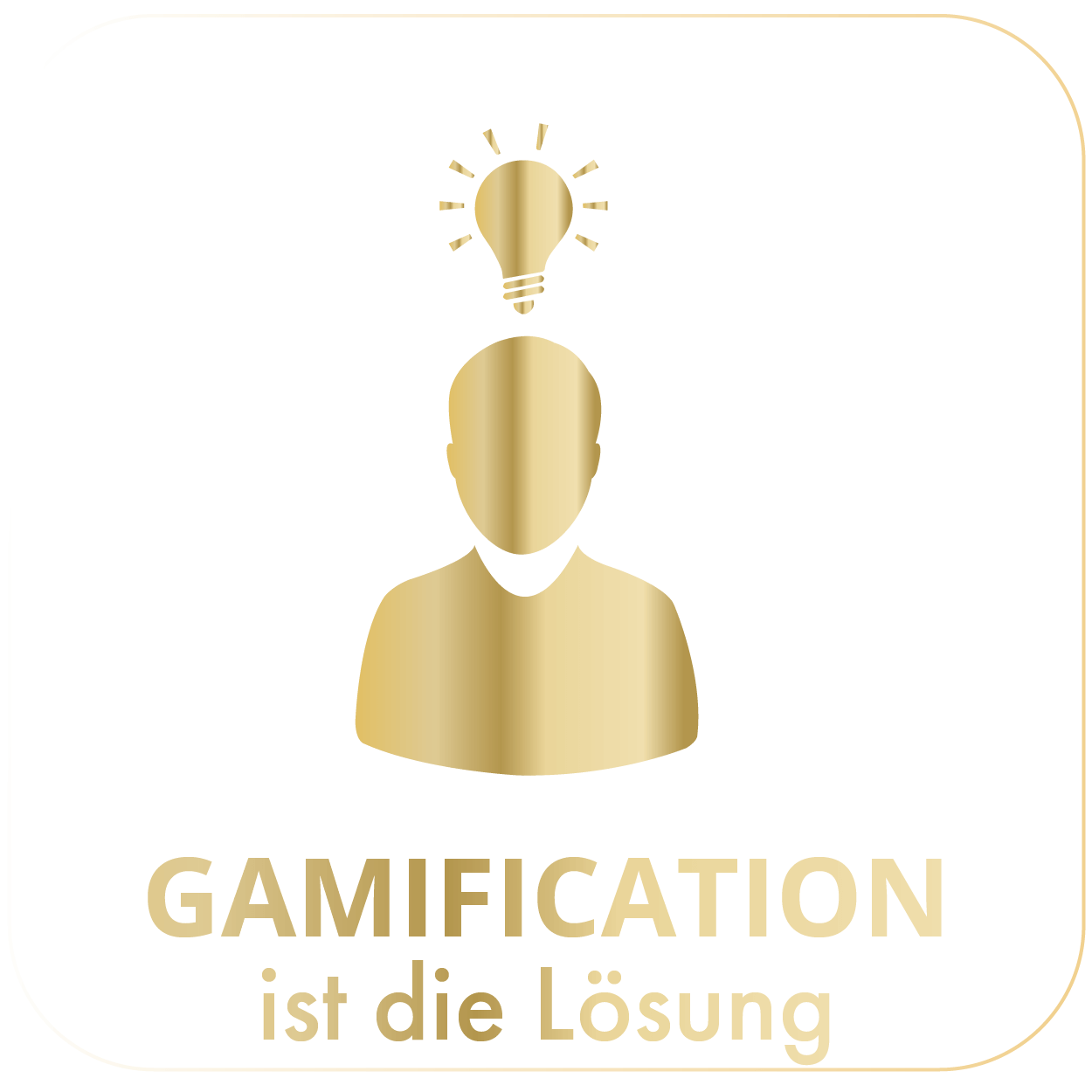 Button Grafik GAMIFICATION ist die Lösung